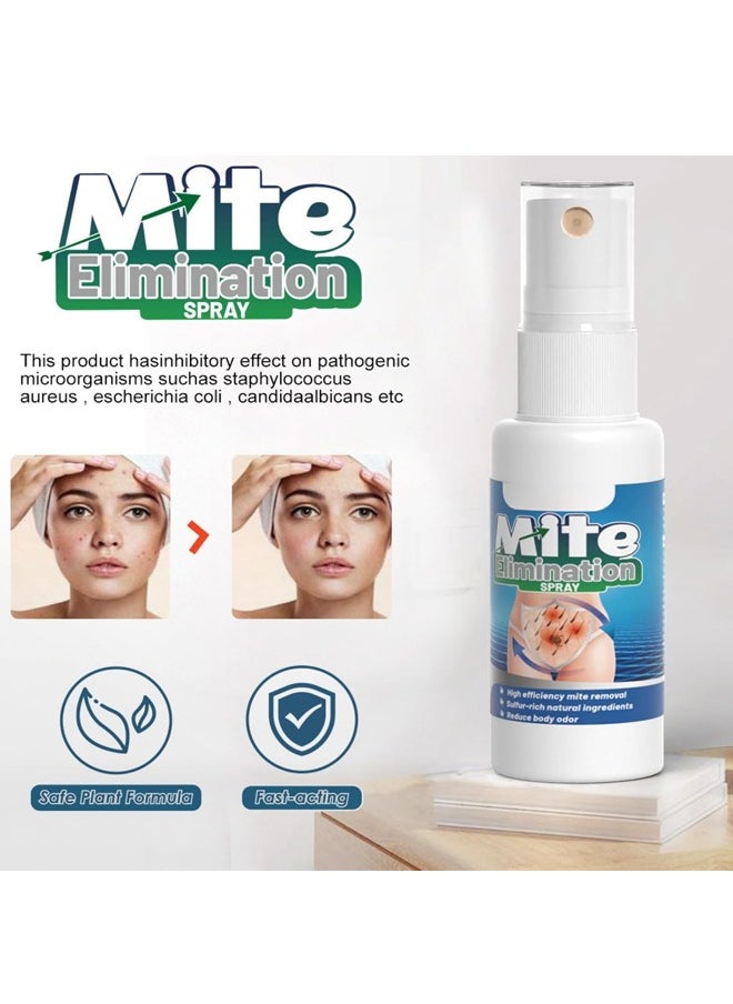 Generic - Mite Elimination Spray 30ml Indoor Cleaning Spray for Dust Mite Removal, Effective Anti-Itch Solution for Body Irritation, Bedroom & Home Treatment for Sofas, Bedding, and Fabrics - Image 1