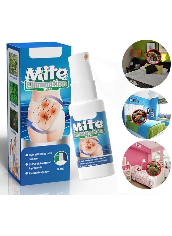 Generic - Mite Elimination Spray 30ml Indoor Cleaning Spray for Dust Mite Removal, Effective Anti-Itch Solution for Body Irritation, Bedroom & Home Treatment for Sofas, Bedding, and Fabrics - Image 1