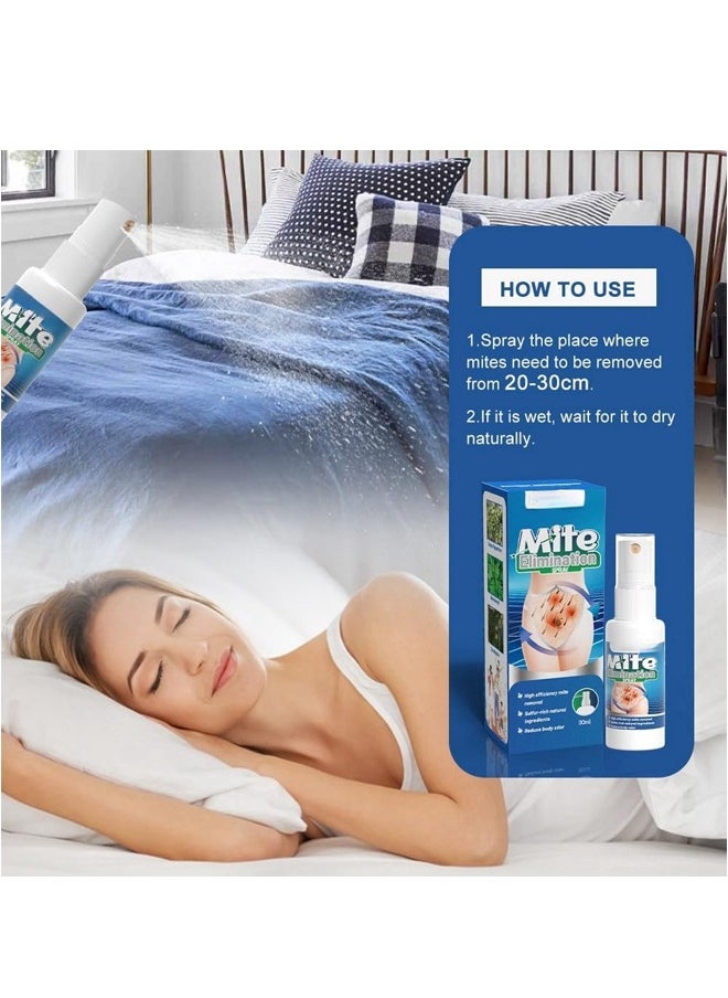 Generic - Mite Elimination Spray 30ml Indoor Cleaning Spray for Dust Mite Removal, Effective Anti-Itch Solution for Body Irritation, Bedroom & Home Treatment for Sofas, Bedding, and Fabrics - Image 1