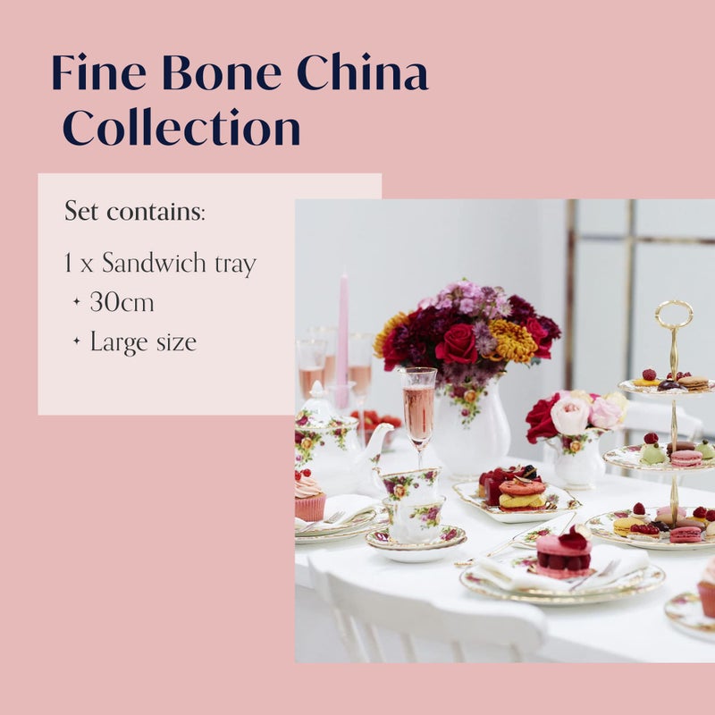 Royal Albert 15210136 Old Country Roses 11-3/4-inch Sandwich Tray - Image 3