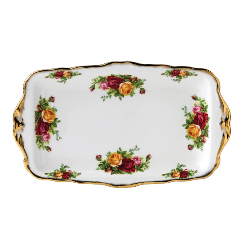 Royal Albert 15210136 Old Country Roses 11-3/4-inch Sandwich Tray - Image 1