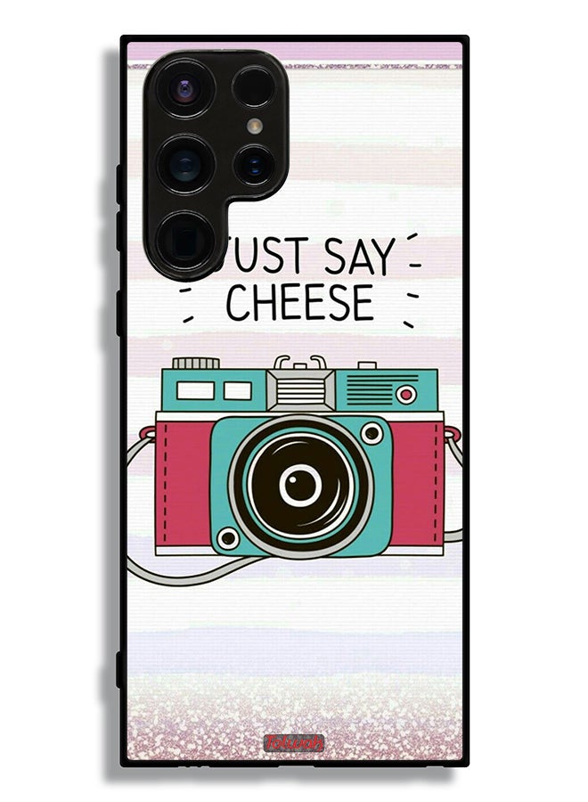 Tolwak Samsung Galaxy S23 Ultra 5G Protective Case Cover Just Say Cheese - Image 3