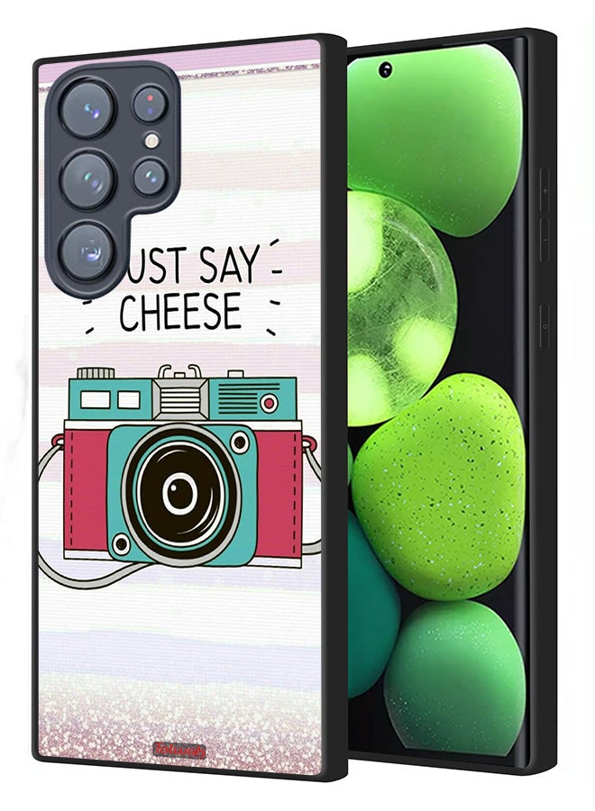 Tolwak Samsung Galaxy S23 Ultra 5G Protective Case Cover Just Say Cheese - Image 1