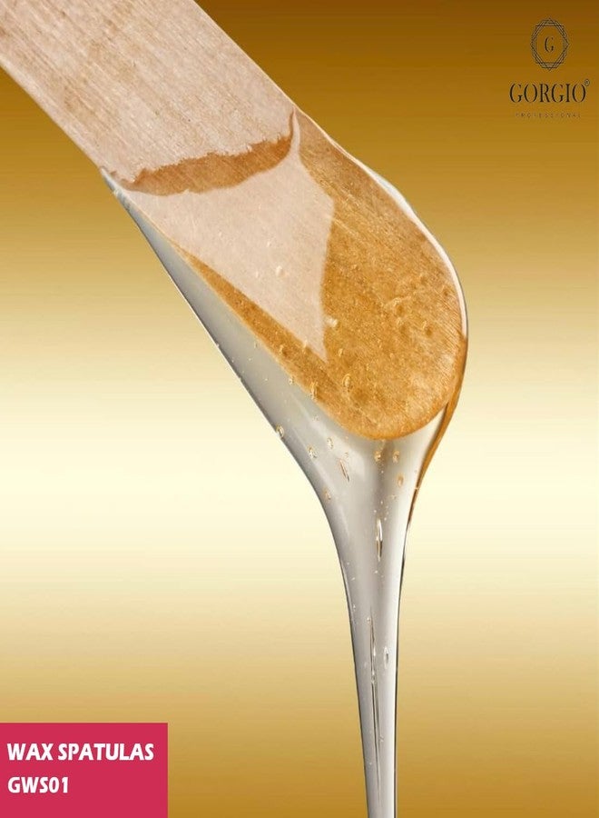 Gorgio Professional Wooden Wax Spatula GWS01 - Flat Applicator Sticks for Smooth Wax Spreading at Home or Salon Use - Image 4