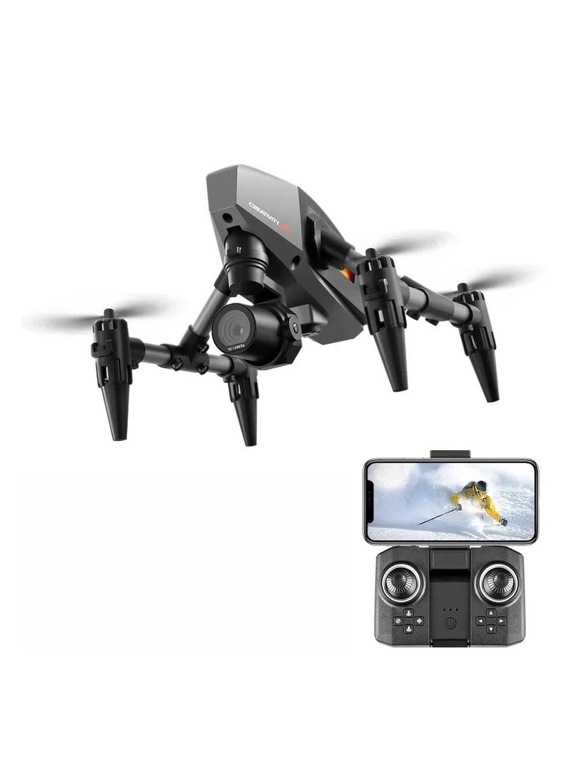 General - XD1 Drone, Drone adult with dual camera, folding remote control aircraft, live video with wifi fpv, with storage bag, application control - Image 1