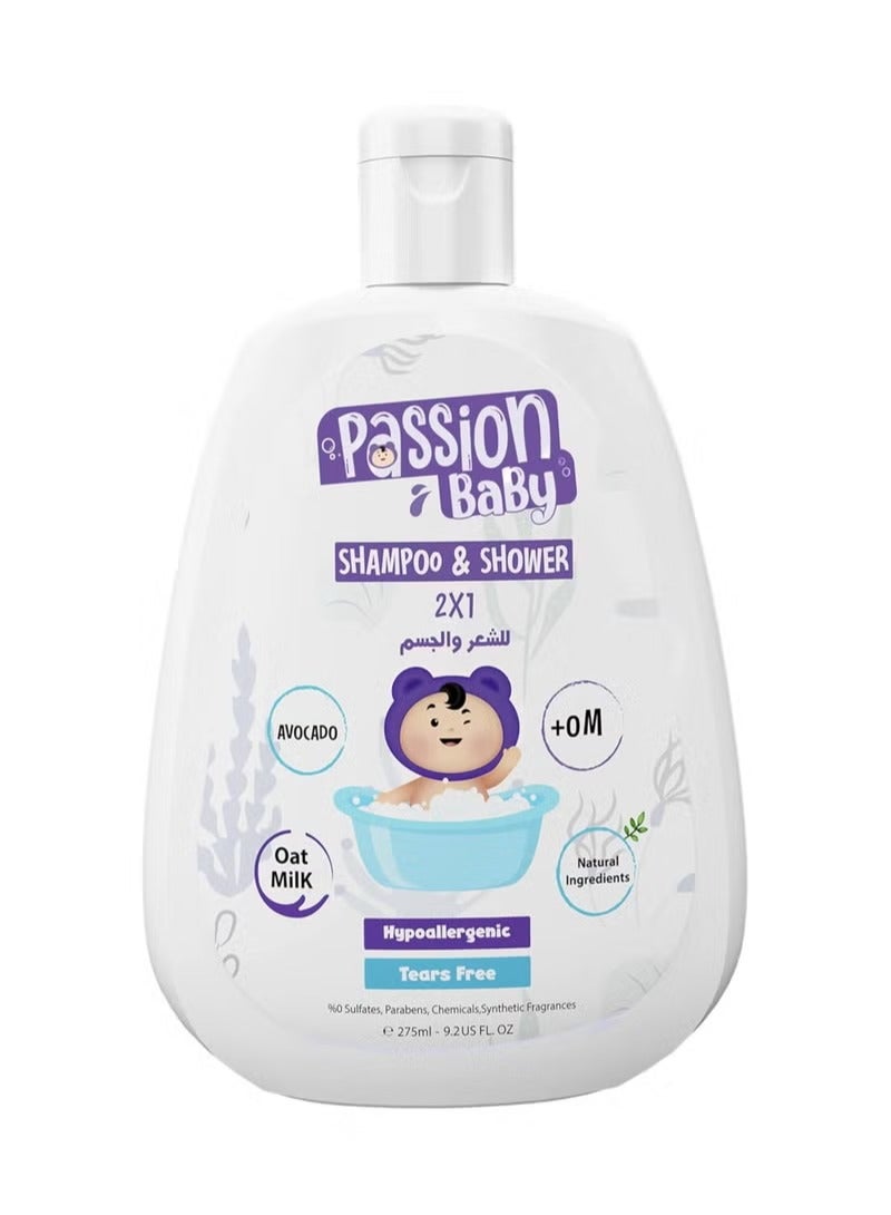 Passion Baby Passion baby shampoo &Shower 2x1 275 ml 
