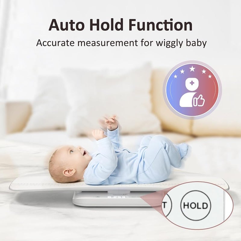 Grownsy Baby Scale, Digital weighing scales with Detachable Tray, 150 kg - Image 4