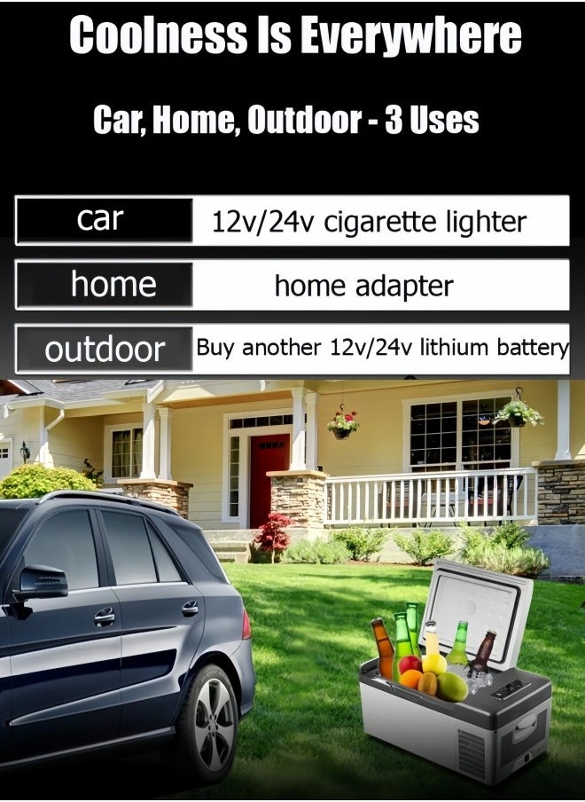 Alpicool - 15L Car Refrigerator Freezer Icebox Cooler Auto Fridge Compressor BT Connected App Control - Image 1