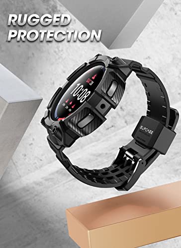 SUPCASE for Samsung Galaxy Watch 5 Pro 45mm Band with Case Unicorn Beetle Pro MilitaryGrade Drop Protection AntiScratch Rugged Men Cover with Adjustable Strap Band Black - Image 3