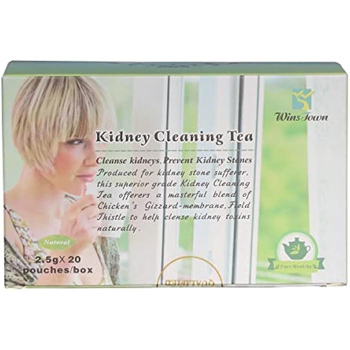 Wins Town Kidney Stones Cleaning Tea, Stone Breaker for Kidney Cleanse and Detox, 20 Teabags - Image 1