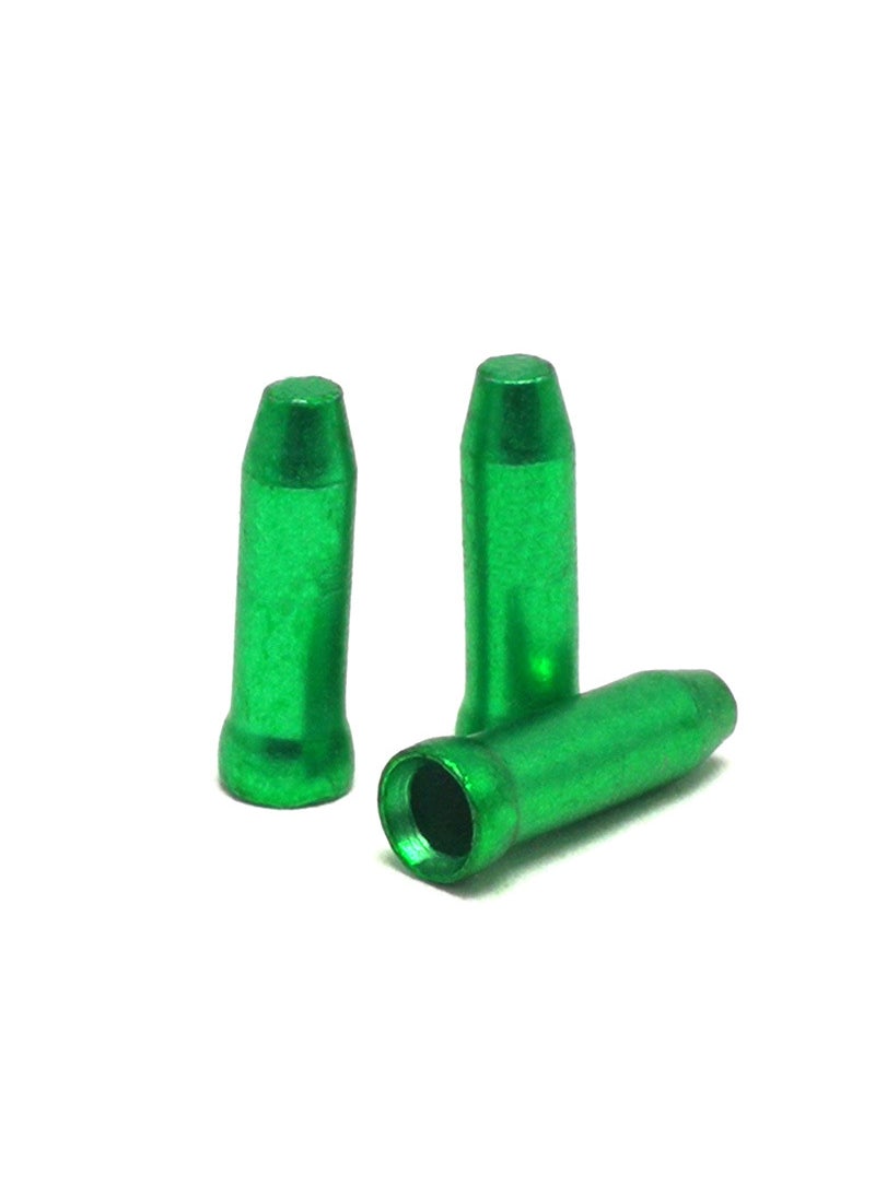Colorful Bike Brake Cable End Caps 50-Pack BP-7 Green