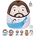 LeYoHa Jesus Plush Pillow Religious Gift Christian Plush Toy Divine Inspiration Beautiful Cross Embroidery Jesus Stuffed Christmas - Image 2