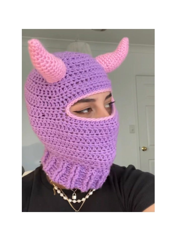 Party Fun Style Ski Horn Hat - Image 1