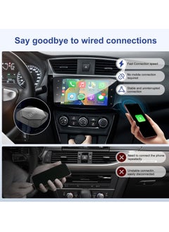 Generic Wireless CarPlay Adapter for iPhone, 2024 Upgrade Apple CarPlay Dongle for Car's Original Wired CarPlay, Convert Factory Wired to Wireless CarPlay, for Cars from iPhone iOS 10+  - Image 2