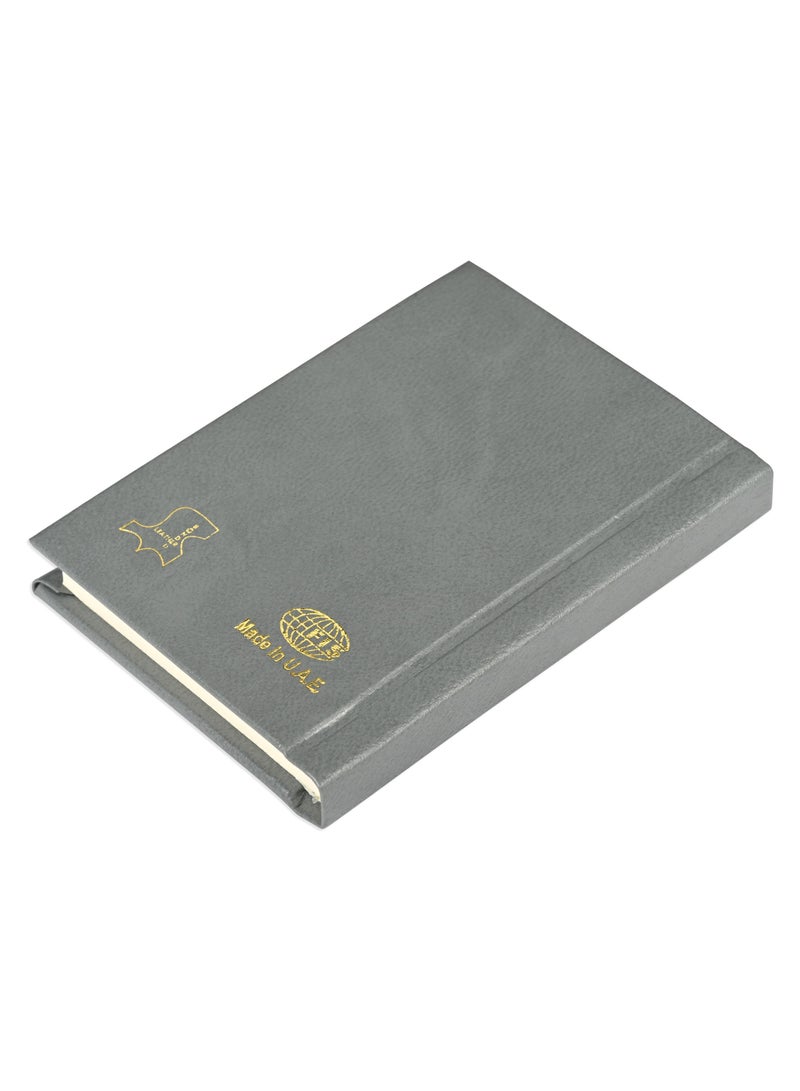FIS Bonded Leather Pocket Diary 2025 (English) Hard Cover Grey - FSDI10EB25GY - Image 5