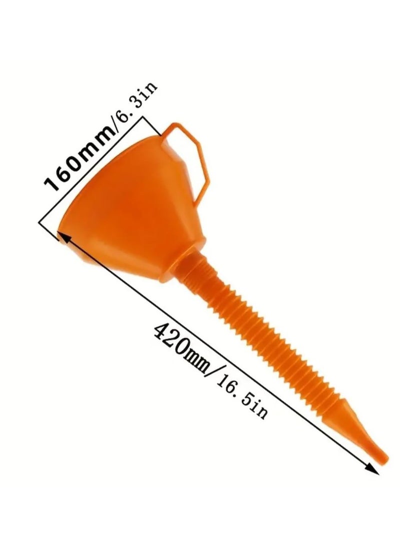 Professional fuel and gasoline filling funnel with removable hose, suitable for everyday use in cars, generators and trucks - Image 5