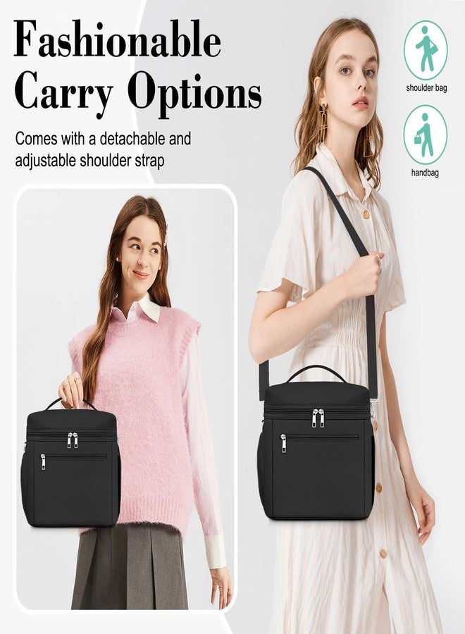 DALINDA Insulated Lunch Bag for Women Men,Reusable Lunch Box Leak-Proof Cooler Tote Bag Water-Resistant LunchBags for Adults - Image 4