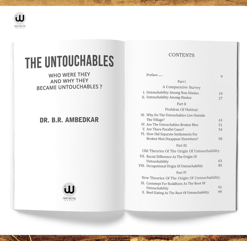 The Untouchables | Who Were They and Why They Became Untouchables | Dr. B.R. Ambedkar | Untouchable English Paperback | Unteachable The Original ... Genesis And Development hardcover Kindle - Image 5