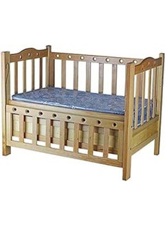 Generic Beech Wood Bed For Children With Mattress And Equipped With Two Drawers With The Possibility Of Attaching To The Mother Bed Wooden Color 