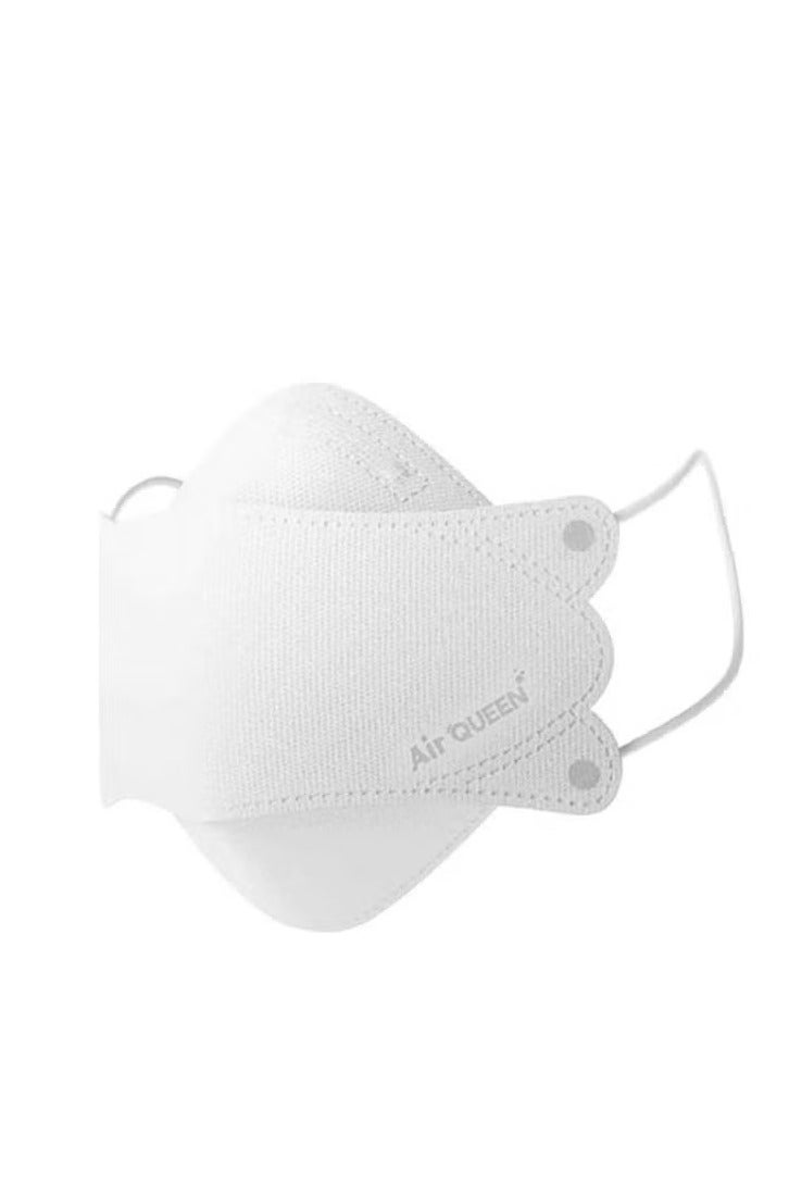اير كوين كمامة وجه من الألياف النانوية للكبار، لون أبيض، قطعة واحدة - Image 3