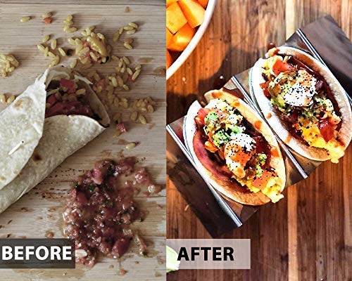 Dynore Stainless Steel Taco Holder 4/3 - Image 2