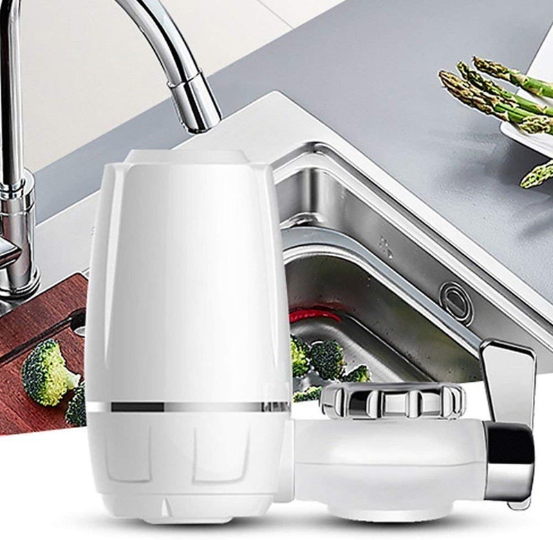 PRETOX Kitchen Faucets Filter Tap Water Filter Household Water Purifier Washable Ceramic Filter Mini Water Purification