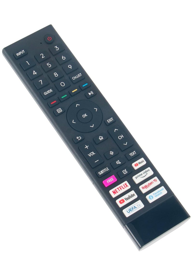 ELTRAZONE Replacement Voice Remote Control ERF3B80H Compatible with Hisense 4K OLED Smart TV 65A6GG 50A70GQ ERF3C80H ERF3D80H, ERF3E80H, ERF3H80H, ERF3I80H, ERF3A80 with battery - Image 3