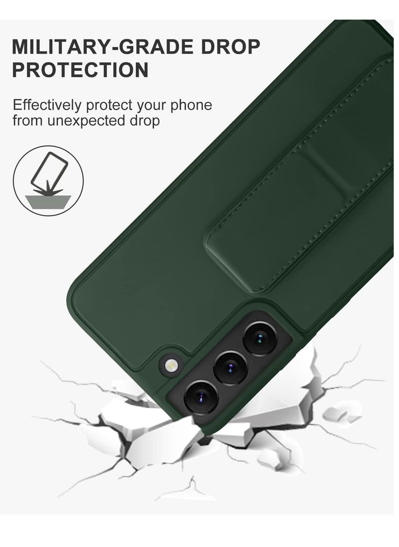 Generic Samsung Galaxy S25 Plus Case with Kickstand & Magnetic Car Holder Vertical Horizontal Premium Silicone Hand Strap & Multi Holder Grip for Phone  - Image 2