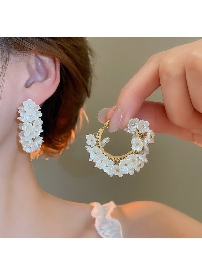 KUYING Trendy Design Earrings With A Sense Of Temperament And Atmosphere 