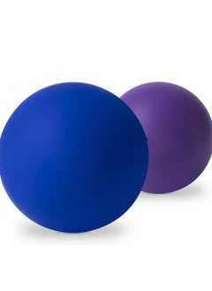 Generic Massage Lacrosse Balls for Myofascial Release,Yoga Deep Tissue Massage,Trigger Point Therapy and Foot Plantar Fasciitis,Muscle Soreness Massager Ball (2Pack,Deep Blue and Purple)  - Image 1
