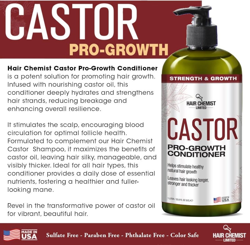 Castor ProGrowth Conditioner 338 oz  Nourishing Conditioner with Castor Oil