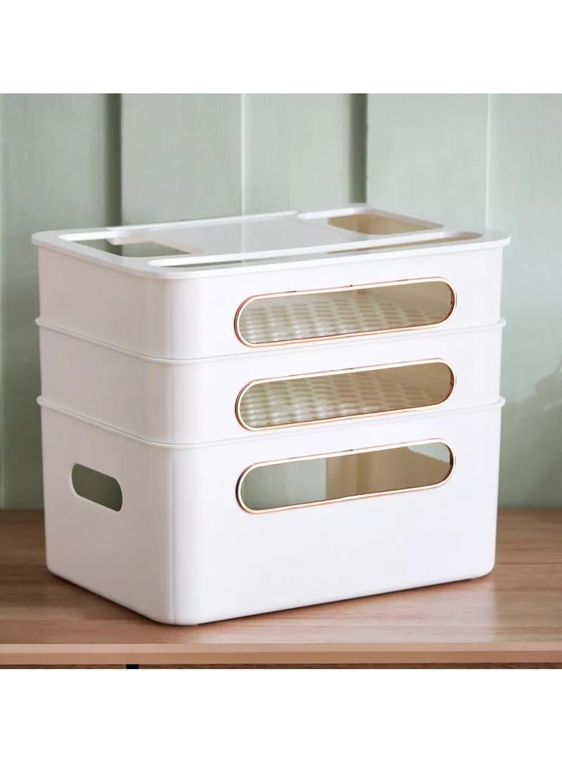 هوم بوكس صندوق تخزين عام لجهاز التوجيه اللاسلكي ثلاثي الطبقات - Image 1