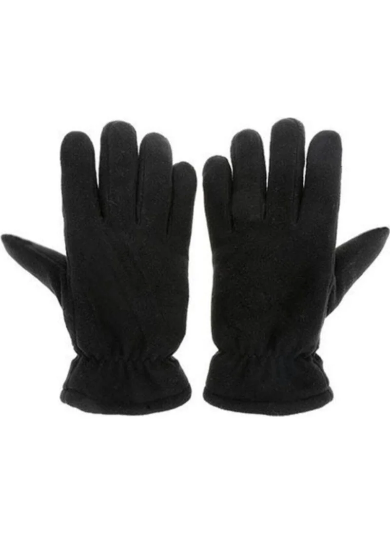 Mavimoure Black Thermal Winter Fleece Gloves