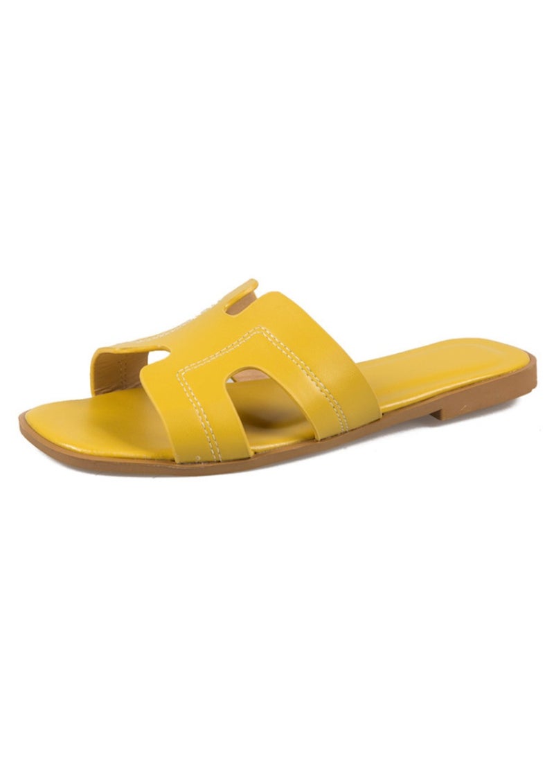 Rup Art Simple Design Comfy Flat Slippers for Women and Ladies Lightweight  - Image 1