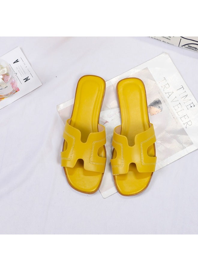 Rup Art Simple Design Comfy Flat Slippers for Women and Ladies Lightweight  - Image 2