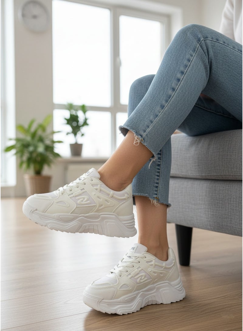 Vbranda Fashion Sneaker For Women L-9000-WHITE - Image 1