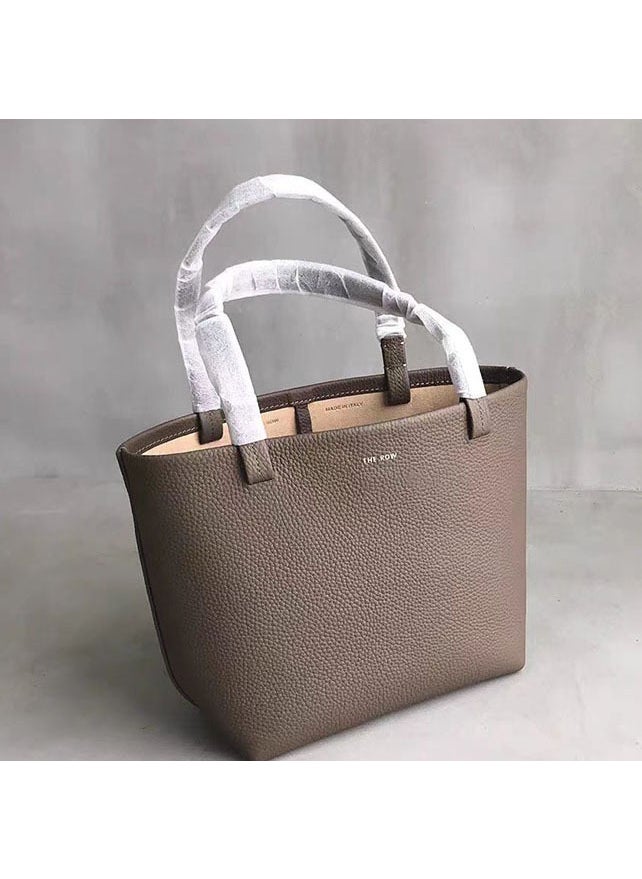 Generic - The Row Genuine Leather Park Tote Bag elephant gray - Image 1