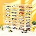 Enklogic 4Pack Hot Display Case Wheels for 164 Scale Toys Car Wall Mountable Transparent Storage Box for Hot Wheels Matchbox Diecast ModelsIncludes Hooks for Easy Hanging - Image 3