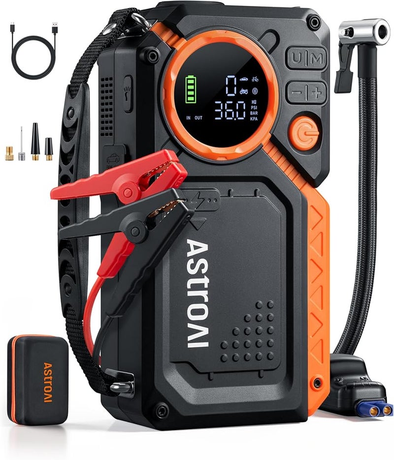 AstroAI Jump Starter 8000A Car Jump Starter with 150PSI Tire Inflator - Image 1