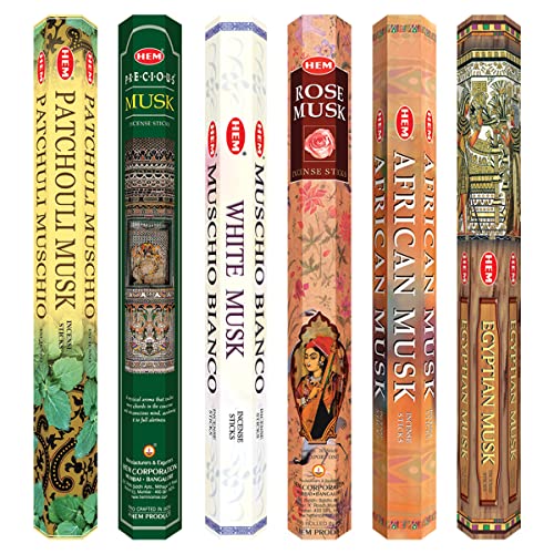 Hem Musk Collection Incense Sticks | White Musk & Kasturi Fragrances | Ideal for Puja, Meditation & Aromatic Pooja Room Environment | Burns 35-40 Min | Combo Pack of 120 Agarbatti - Image 1