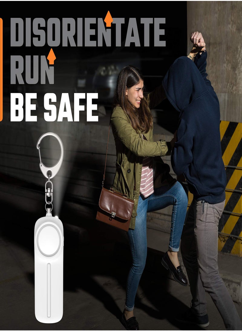 Excefore - Personal Alarm Personal Safety Panic Alarm Keychain Emergency Self Defence 130 dB Loud Siren Protection Device with LED Light Simple Operation Reusable for Women Kids Elders - Image 1