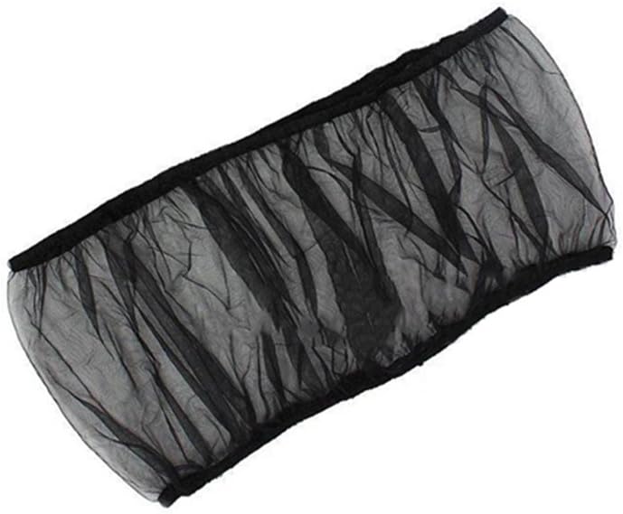 ويوبلز مستلزمات قفص الطيور الأليفة، غطاء شبكي، منظم قفص الطيور، جامع البذور، واقي الحافة، قماش وبر أسود، مقاس كبير - Image 1