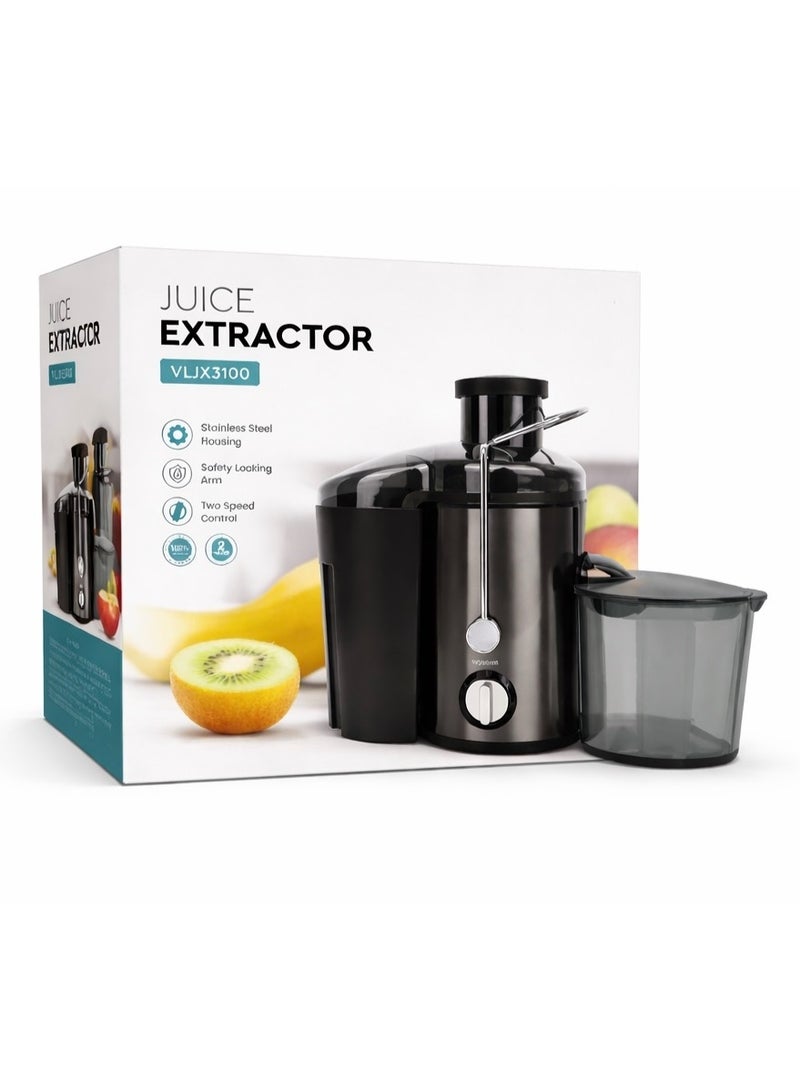 VLTAVA عصارة كهربائية مع هيكل من الفولاذ المقاوم للصدأ و 2 سرعة تحكم 600 واط - Image 2