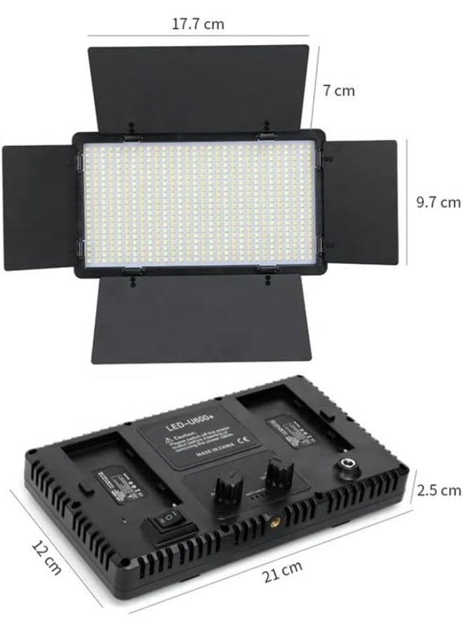 ELTRAZONE Pro LED 600 Studio Panel Light – Dimmable LED Lamp for Photography, Video Shooting, Makeup Tutorials, Selfies, Live Streaming, Vlogs, YouTube, and Content Creation - Image 3