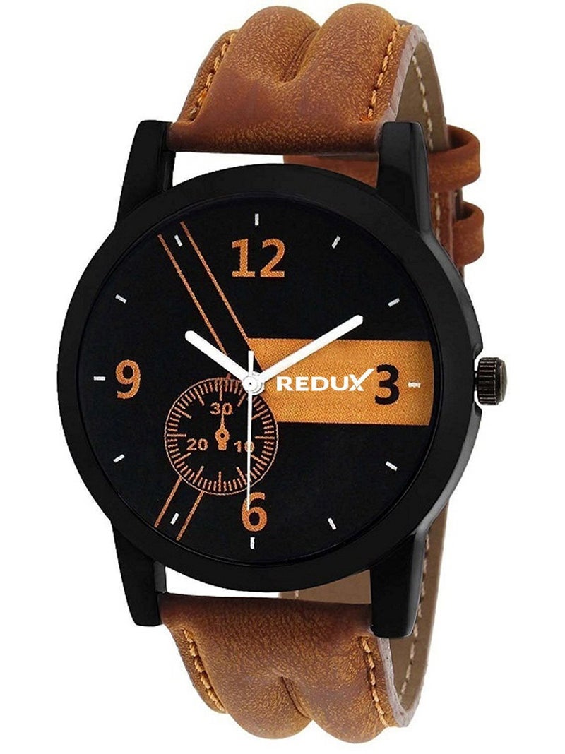 REDUX Analogue Black Dial Watch for Man's & Boy's RWS0014S - Image 1