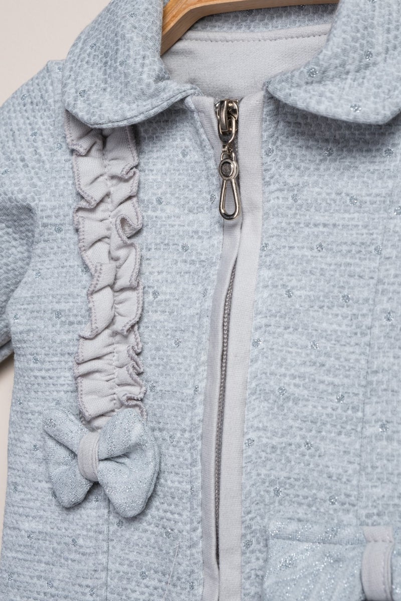 Baby Fou Zippered Baby Collar Jumpsuit - Image 4