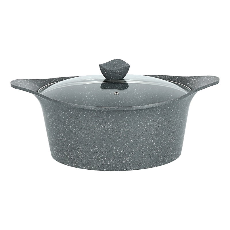 ألبرتو طقم قدور ألومنيوم 8 قطع، رمادي - Image 5