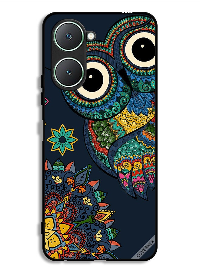 Covernex Vivo Y18i 4G Protective Case Cover Floral Owl