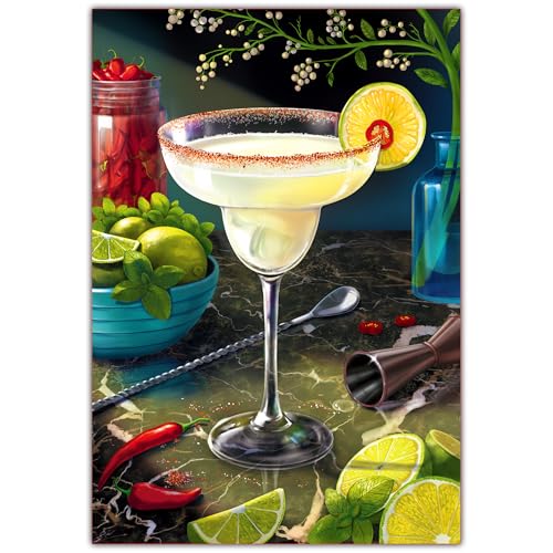 Gouda Games Jigsaw Puzzle 1000 Pieces The Margarita BrainBoosting Fun for Adults Families Friends Game Nights Poster Included Gifts for Cocktail Lovers Finished Size 275 x 195 - Image 1