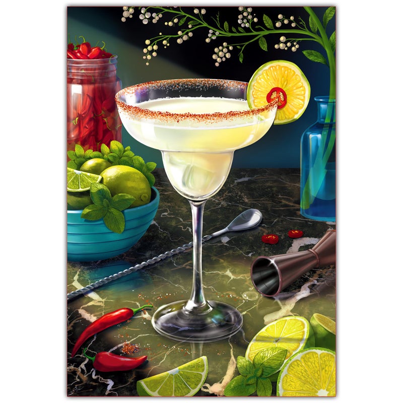 Gouda Games Jigsaw Puzzle 1000 Pieces The Margarita BrainBoosting Fun for Adults Families Friends Game Nights Poster Included Gifts for Cocktail Lovers Finished Size 275 x 195 - Image 3